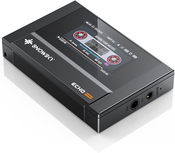 SnowSky/FiiO Echo MINI HiFi Bluetooth MP3 Player, 15Hours Playback, Independent by FiiO