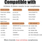 Earbuds Tips Replacement Universal Oval Earbuds Tips - Image 5