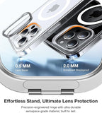 TORRAS Magnetic Kickstand for iPhone 15 Pro Case, Dual Camera Protection - Image 6