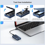 ACASIS 40Gbps M.2 NVMe SSD Enclosure, Only Compatible - Image 9