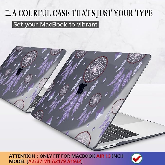 CISSOOK Compatible with MacBook Air 13 inch 2021 2020 2019 2018 Release M1 Chip - Image 3