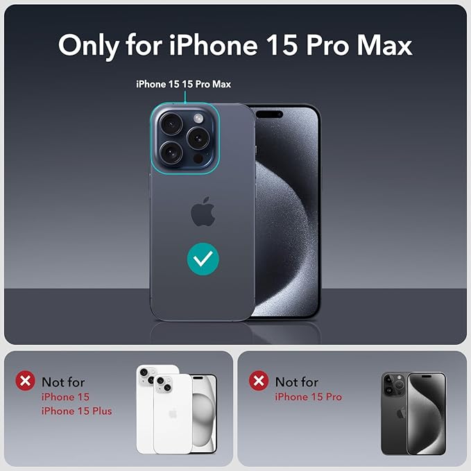 ESR 3+1 Pack for iPhone 15 Pro Max Privacy Screen Protector Set, Anti-spy - Image 9