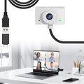 Webcam 1080P for PC, Eye Contact Webcam for Desktop Computer by Majiphi