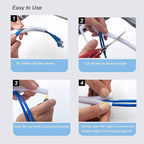 CrocSee 25ft - 3/4 inch Braided Cable Management Sleeve Cord Protector - - Image 6