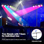 S AFSTAR DJ Light Stand, 14 FT Heavy Duty Metal Lighting Truss System - Image 4