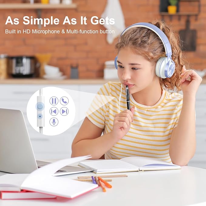 AILIHEN Kids Headphones for School Boys, Headphones - Image 2