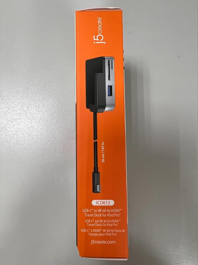 j5create iPad Pro USB C Hub- 6-in-1 Travel Dock - Image 12