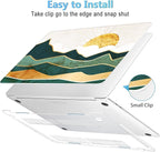 Mektron for MacBook Air 13 Case A1466/A1369, Snap-on Plastic Hard Shell Cover - Image 3