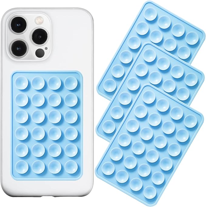 Silicone Suction Phone Case Mount 3 Pack, Silicon Adhesive Suction Cup Phone by LvShuLiangPin