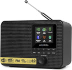 LEMEGA IR1 Portable WiFi Internet Radio, FM Digital Radio, Dual Alarms Clock by LEMEGA