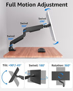 MOUNTUP Single Monitor Mount fits 22''-43'' Ultrawide Screen, Holds 6.6-33lbs - Image 6