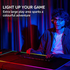 KTRIO RGB Large Gaming Mouse Pad Desk Mat, Superior Micro-Weave Cloth, Non-Slip - Image 6