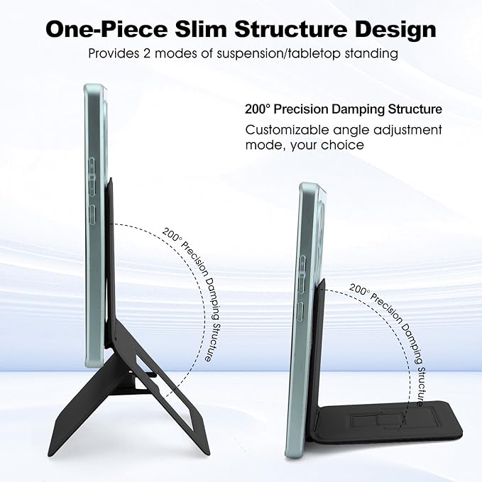 Phone Stand, Foldable Magnetic Phone Tripod, Angle Adjustment & Strong Magnets - Image 6