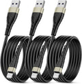 OIITH MFi Certified for iPhone Charger Cable 3 Pack 6 Ft, Long for Lightning by OIITH