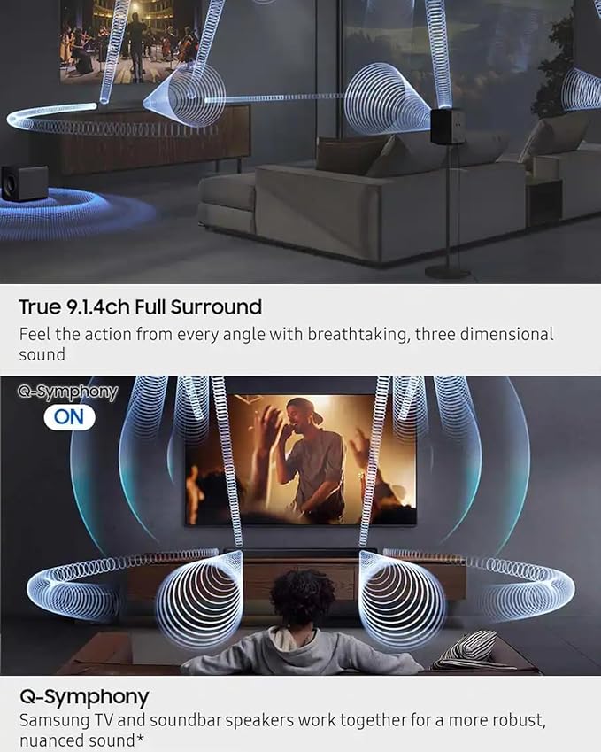 Samsung HW-Q930F Q-Series 9.1.4ch Soundbar w/Wireless Subwoofer & Rear Speakers - Image 3