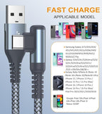 sweguard USB Type C iPhone 16 Pro Max Charger Cable Right Angle 3.1A Fast - Image 5