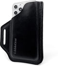 TobbinGear Leather Belt Phone Pouch, Leather Cell Phone Holster, Universal by TobbinGear