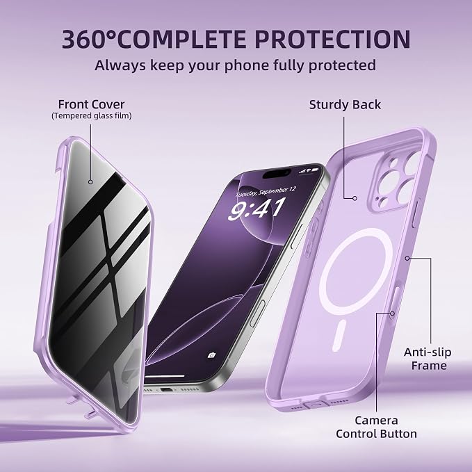 BERFY Magnetic for iPhone 16 Pro Case, Compatible - Image 9