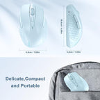 TECKNET Wireless Mouse, 2.4G Ergonomic Optical Mouse, Computer Mouse - Image 5