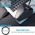 USB Computer Microphone, Plug &Play Desktop Omnidirectional Condenser PC Laptop - Image 4