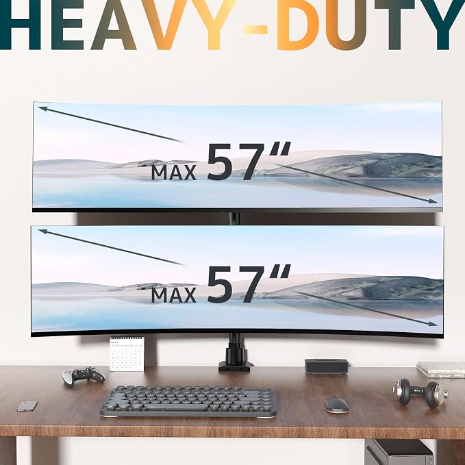Dual Monitor-Arm Ultrawide Heavy Duty - Image 2
