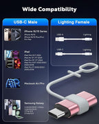 MoKo Lightning to USB C Adapter 2Pack, NOT - Image 6