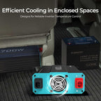 Renogy Inverter P2 700 watt Pure Sine Wave Inverter, Solar Car Power Inverter - Image 4