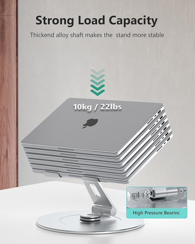 Ultra-Stable Swivel Laptop Stand - Image 5