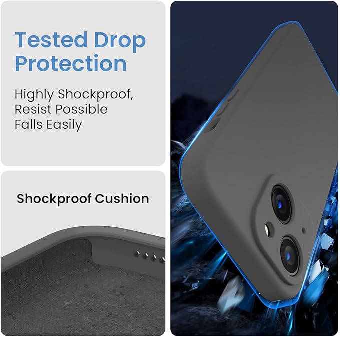 FireNova Designed for iPhone 15 Plus Case, Silicone Case with, Soft - Image 4