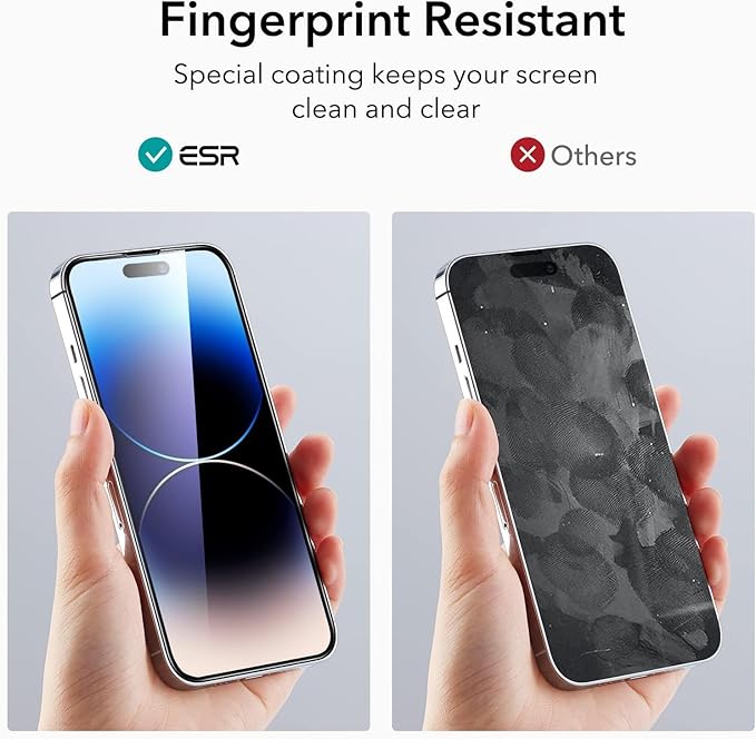 ESR 3 Pack for iPhone 14 Pro Max Screen Protector, Tempered Glass Film - Image 7