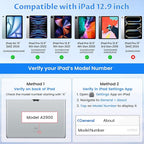 OYEEICE Keyboard Case for iPad Pro 12.9 inch 6th Gen 2022, 5th 2021, 4th 2020 - Image 2