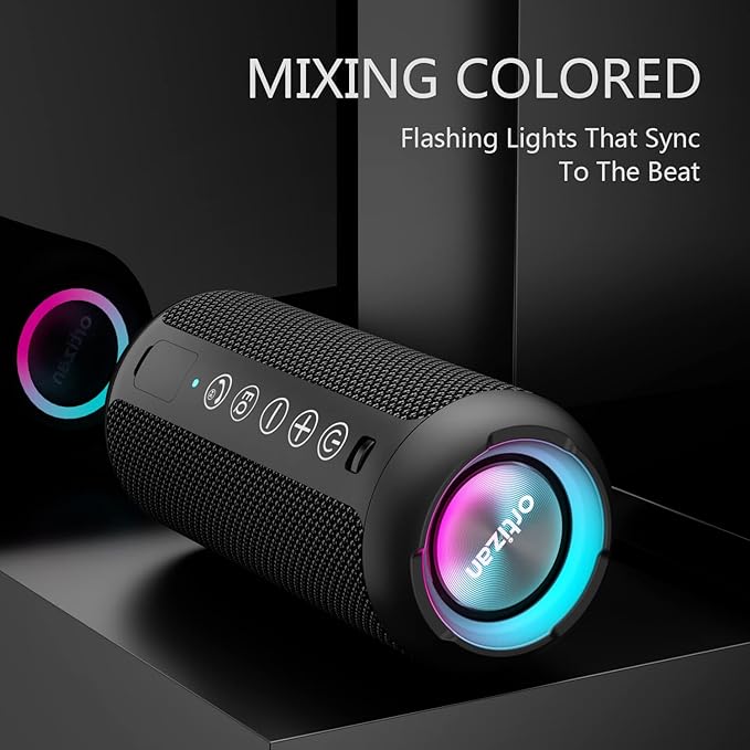 Ortizan Portable Bluetooth Speaker, IPX7 Waterproof, Big Sound and Deep Bass - Image 5