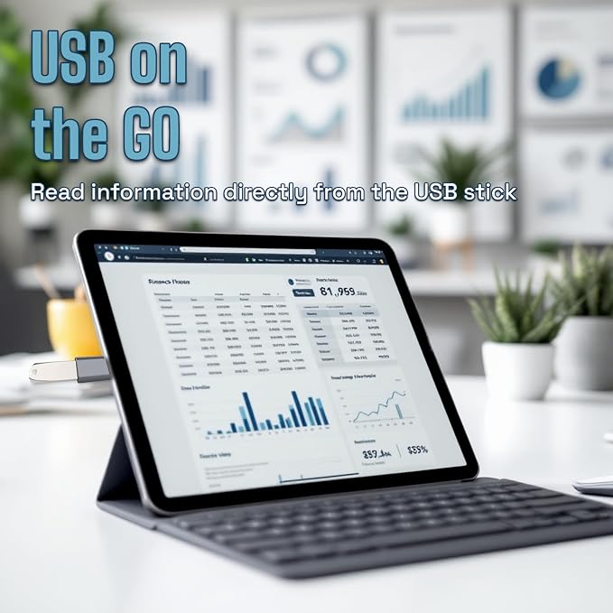 JLB USB C to USB Adapter, USB C Male to USB 3.0 Female Adapter, 5Gbps Data - Image 7