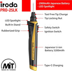 Iroda SolderPro 25LK Battery Soldering Iron Kit, Pro Grade 30W Type C USB - Image 2