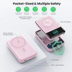 Magnetic Portable Charger for iPhone, 3-in-1 10800mAh Qi2 15W Wireless Power - Image 7