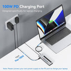 TobenONE Powered USB C Hub, 11-in-1 10Gbps USB C Splitter - Image 6