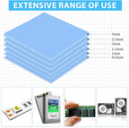 Frienda 6 Pcs Thermal Pad 100 x 100 mm, 0.5 mm, 1 mm, 1.5 mm, 2 mm, 2.5 mm - Image 5