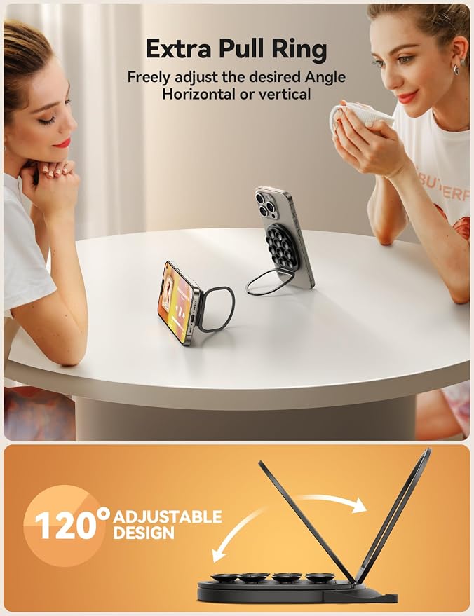 JOYROOM Suction Cup Phone Mount, Magsafe Phone Grip - Image 5
