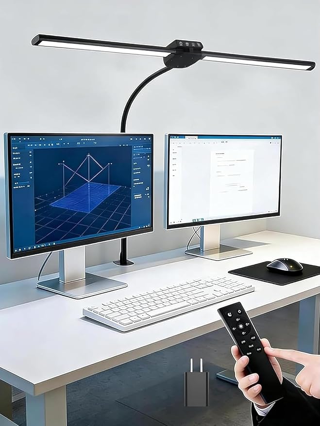 LED Desk Lamp for Home Office, 5 Color+9 Brightness Office Desk Lamp, 1200Lumen by Unknown