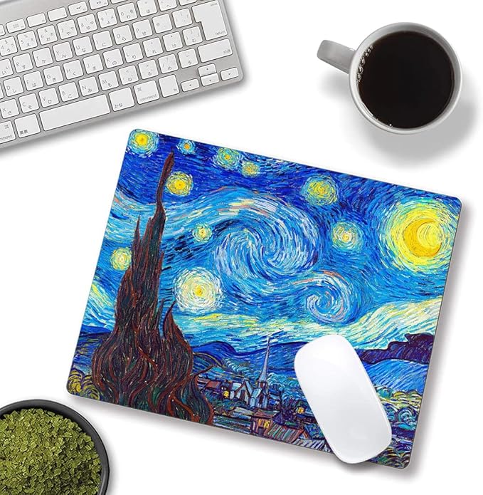 Hokafenle Mouse Pad, Oil Painting Mouse Pad - Image 4