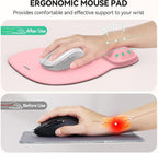 TECKNET Gel Mouse Pad with Wrist Rest, Ergonomic Office Mousepad with Wrist - Image 2