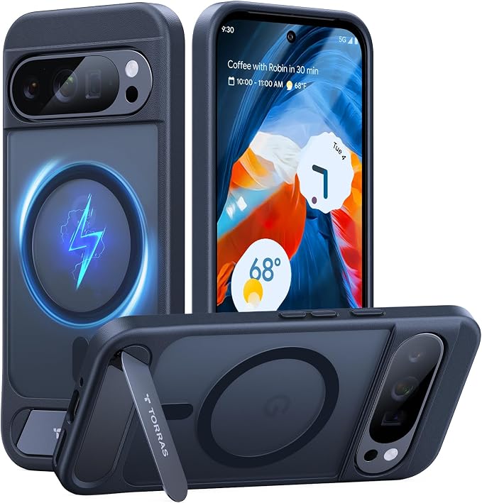 TORRAS Magnetic & Stand for Google Pixel 9 Pro XL Case, Fit for MagSafe by TORRAS
