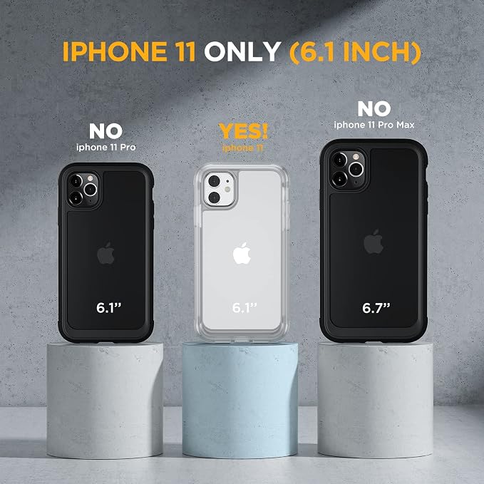 Miracase Glass Series for iPhone 11 Case 6.1 inch, Upgraded Full-Body Rugged - Image 7