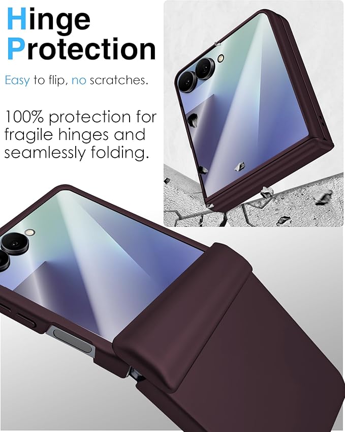 STORMTAL for Samsung Galaxy Z Flip 7 Case, Hinge Protection, Built-in Screen - Image 3