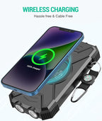 BLAVOR Solar Power Bank 10, Portable Wireless Charger, 20W Fast Charging - Image 2