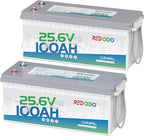 Redodo 24V 100Ah LiFePO4 Lithium Battery, 2560W Power, 100A BMS, Trolling Motor by PrimeDayRedodoSaveup55