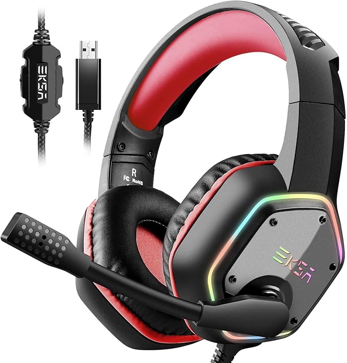 EKSA E1000 Gaming Headset, Computer Headphones by EKSA