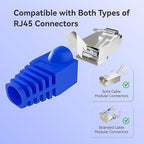 CableGeeker 100-Pack Cat6 / Cat5e RJ45 Strain Relief Boots, RJ45 Boot, Cat 6 - Image 4