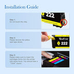 Valuetoner 222XL High-Capacity Black & Standard Color Remanufactured - Image 6