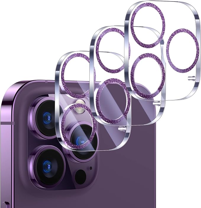 UniqueMe Compatible for iPhone 14 Pro Max/iPhone 14 Pro Camera Lens Protector by UniqueMe